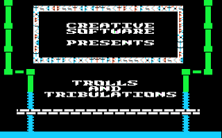 Trolls And Tribulations Title Screen